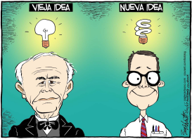 NUEVOS FOCOS DE LUZ  by Bob Englehart