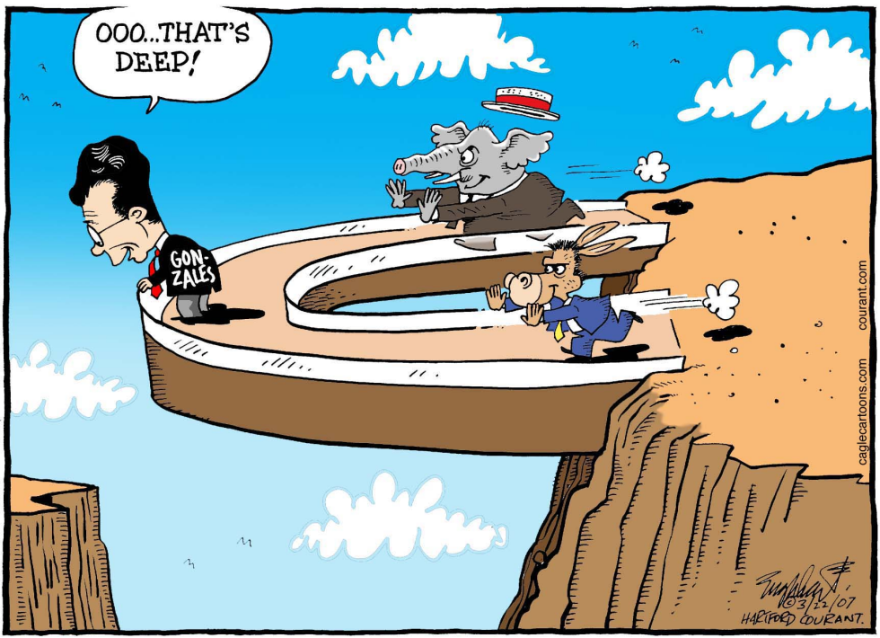  ALBERTO GONZALES by Bob Englehart