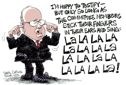 KARL ROVE LA LA LA  by Daryl Cagle