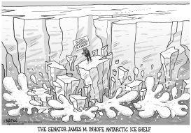 SENATOR INHOFE ICE SHELF by RJ Matson