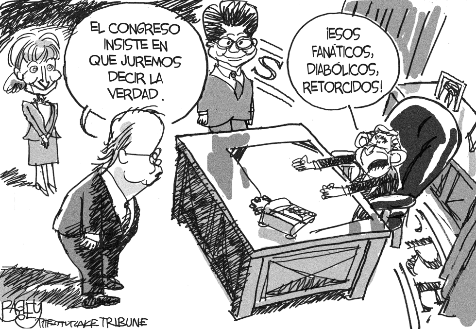  COMPLACIENDO AL PRESIDENTE by Pat Bagley