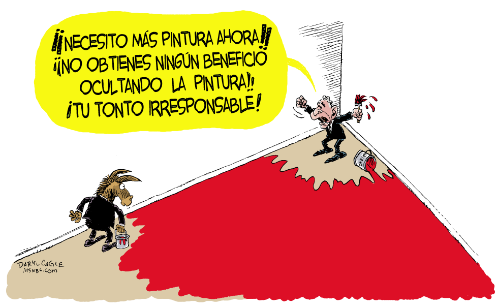  IRAQ, BUSH Y LA PINTURA DEL CONGRESO  by Daryl Cagle