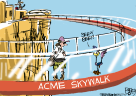 GRAND CANYON SKYWALK by Pat Bagley