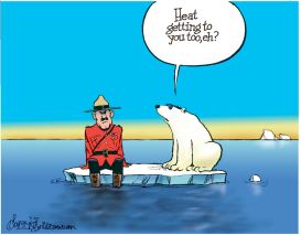 MOUNTIES FEELING THE HEAT by Patrick Corrigan