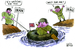 BLAIR WITHDRAWAL FROM IRAQ  by Christo Komarnitski