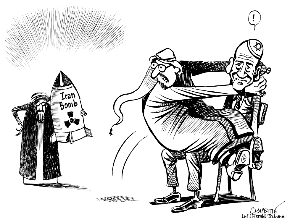  IRANIAN NUCLEAR AMBITIONS by Patrick Chappatte