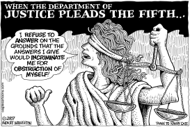 JUSTICE PLEADS THE FIFTH by Wolverton