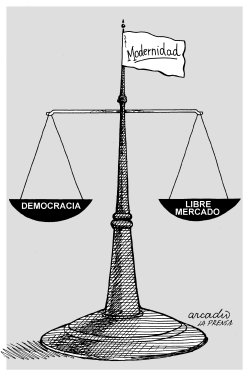 MODERNIDAD DEMOCRACIA Y MERCADO by Arcadio Esquivel