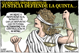 LA JUSTICIA DEFIENDE LA QUINTA  by Wolverton