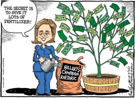  HILLARY CLINTON by Bob Englehart