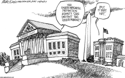 SUPREME COURT ON EPA by Mike Keefe