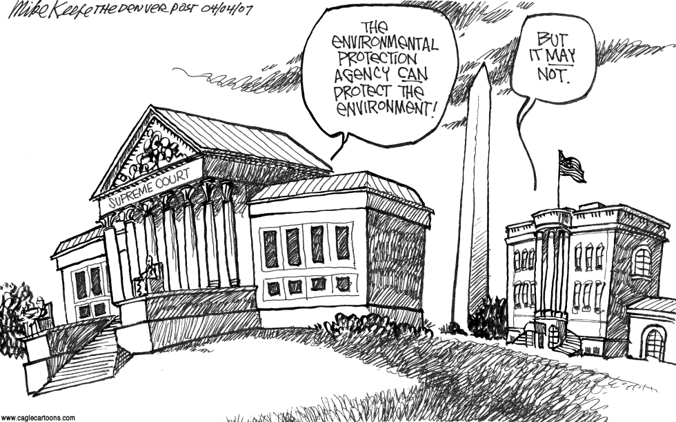  SUPREME COURT ON EPA by Mike Keefe