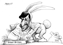 IRAN EASTER BUNNY by Petar Pismestrovic