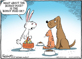 EASTER FOOD by Bob Englehart