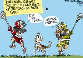 LACROSSE TALK  by Pat Bagley