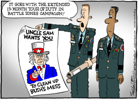 IRAQ WAR by Bob Englehart