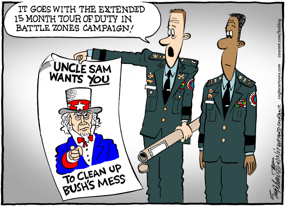  IRAQ WAR by Bob Englehart