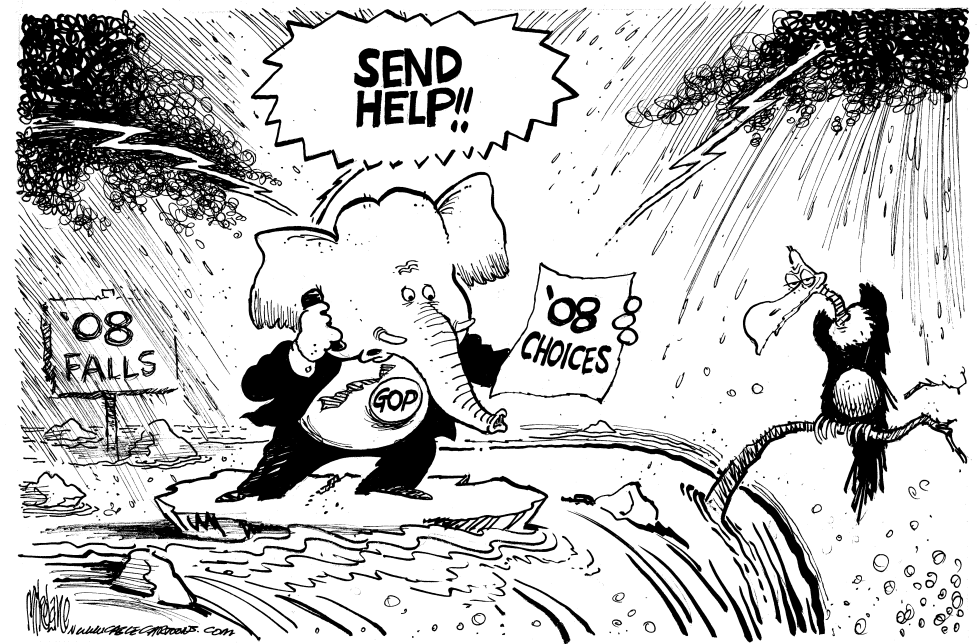  GOP SEND HELP by Mike Lane