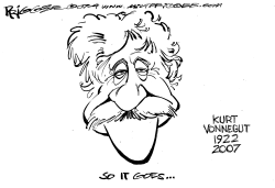 VONNEGUT OBIT by Milt Priggee