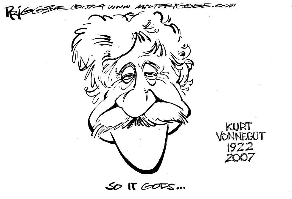  VONNEGUT OBIT by Milt Priggee