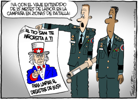 GUERRA EN IRAQ  by Bob Englehart