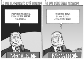 LA ESTRATEGIA PERDEDORA DE MCCAIN by RJ Matson