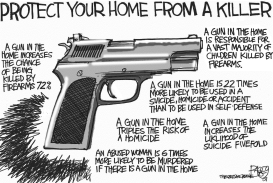 GUNS IN THE HOME by Pat Bagley