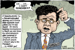 GONZALES INCOMPETENCE   by Wolverton