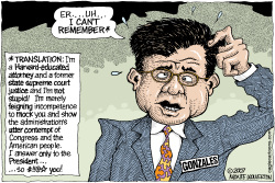 GONZALES INCOMPETENCE   by Wolverton