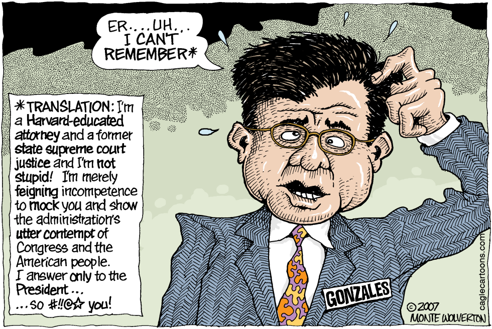  GONZALES INCOMPETENCE   by Wolverton