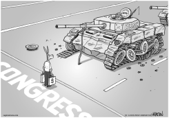 IRAQ WAR FUNDING STAND-OFF by RJ Matson