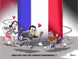 RUN OFF FOR FRENCH PRESIDENCY by Paresh Nath