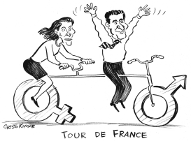 TOUR DE FRANCE - B&W by Christo Komarnitski