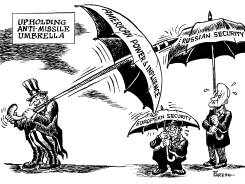 AMERICAN ANTI-MISSILE UMBRELLA by Paresh Nath