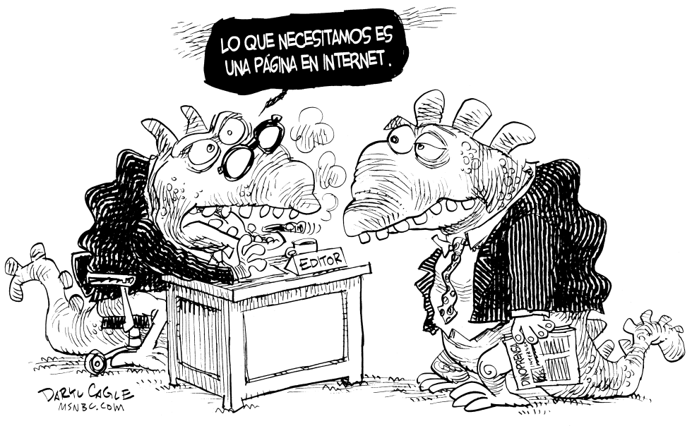  DINOSAURIOS DEL PERIODICO by Daryl Cagle