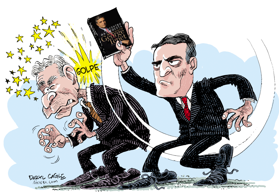  EL LIBRO DE GEORGE TENET  by Daryl Cagle