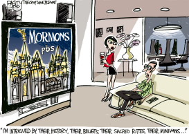 MORMONS ON PBS by Pat Bagley