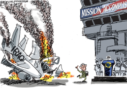 MISSION ACCOMPLISHED by Pat Bagley