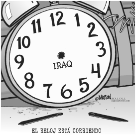 EL RELOJ DE IRAQ ESTA CORRIENDO by RJ Matson