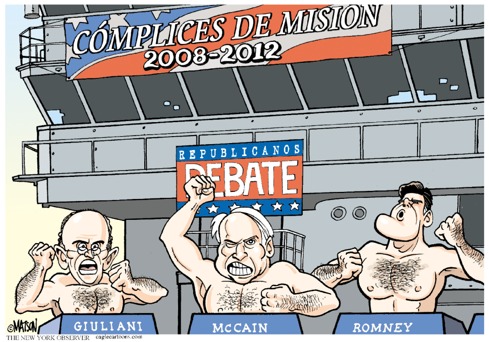  DEBATE DE REPUBLICANOS  by RJ Matson