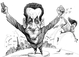 NICOLAS SARKOZY -THE WINNER by Petar Pismestrovic