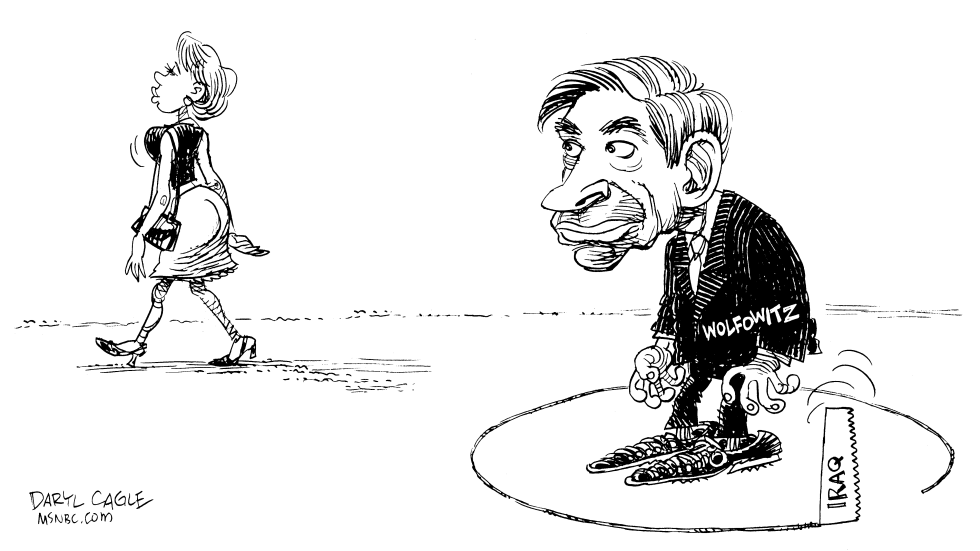  WOLFOWITZ by Daryl Cagle