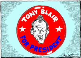 TONY BLAIR by Bob Englehart