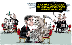 LA NOVIA DE WOLFOWITZ Y EL MUNDO  by Daryl Cagle