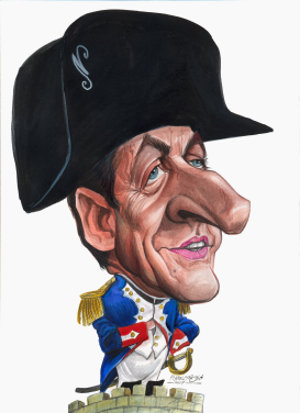 SARKOZY AS NAPOLEON by Petar Pismestrovic