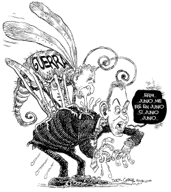 TONY BLAIR SE VA by Daryl Cagle