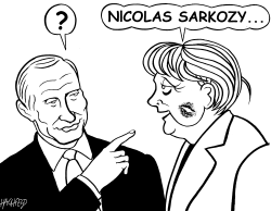 PUTIN-MERKEL by Rainer Hachfeld