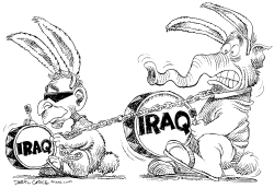 IRAQ WAR ENERGIZER BUNNIES by Daryl Cagle