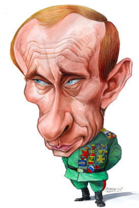 VLADIMIR PUTIN by Petar Pismestrovic