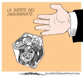 LA SUERTE DEL INMIGRANTECOL by Arcadio Esquivel